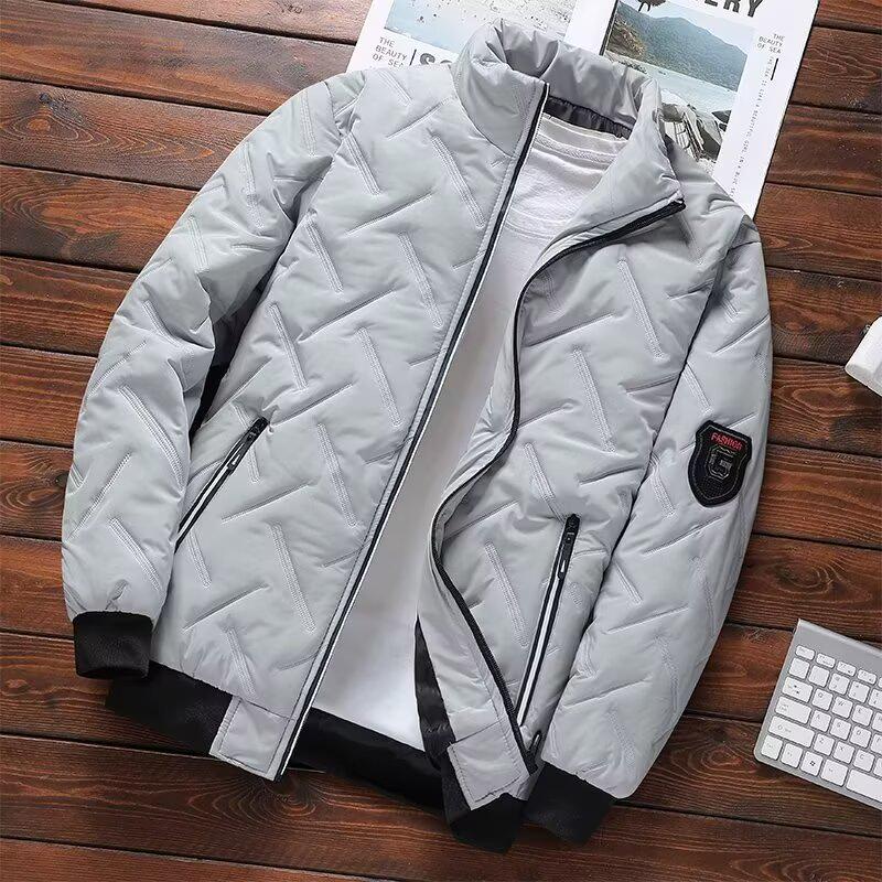 2025 Herren Winter Verdickte Baumwolljacke - Trendiger, kurzer und warmer Kälteschutzmantel