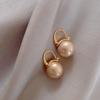 Sweet Pearl Earrings: 2024 Retro Korean Elegant Style for Women - Trendy and Atmospheric