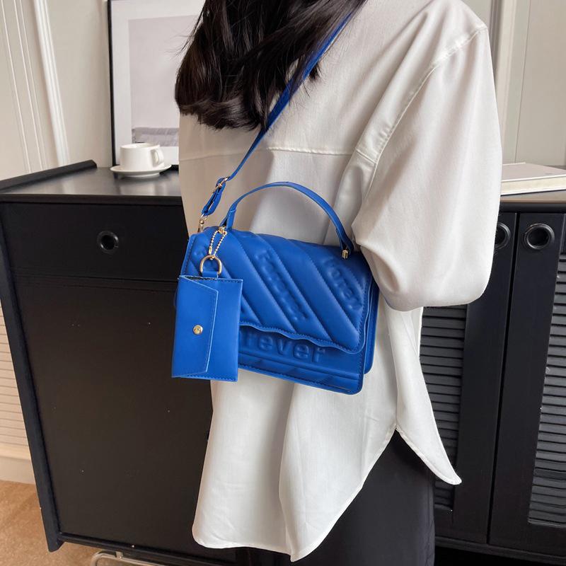 New Fashion Shoulder Bag Quilted PU Leather Ladies Square Handbags Brand Designer Small Crossbody Bags