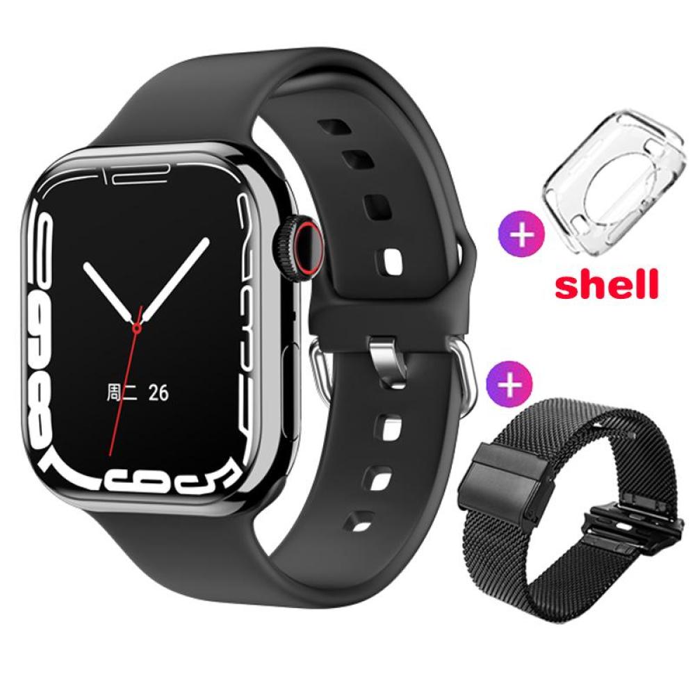 Watch 9 Smart Watch Männer Körpertemperatur BT Anruf NFC Immer auf dem Display Fitness Frauen Serie 8 Smartwatch