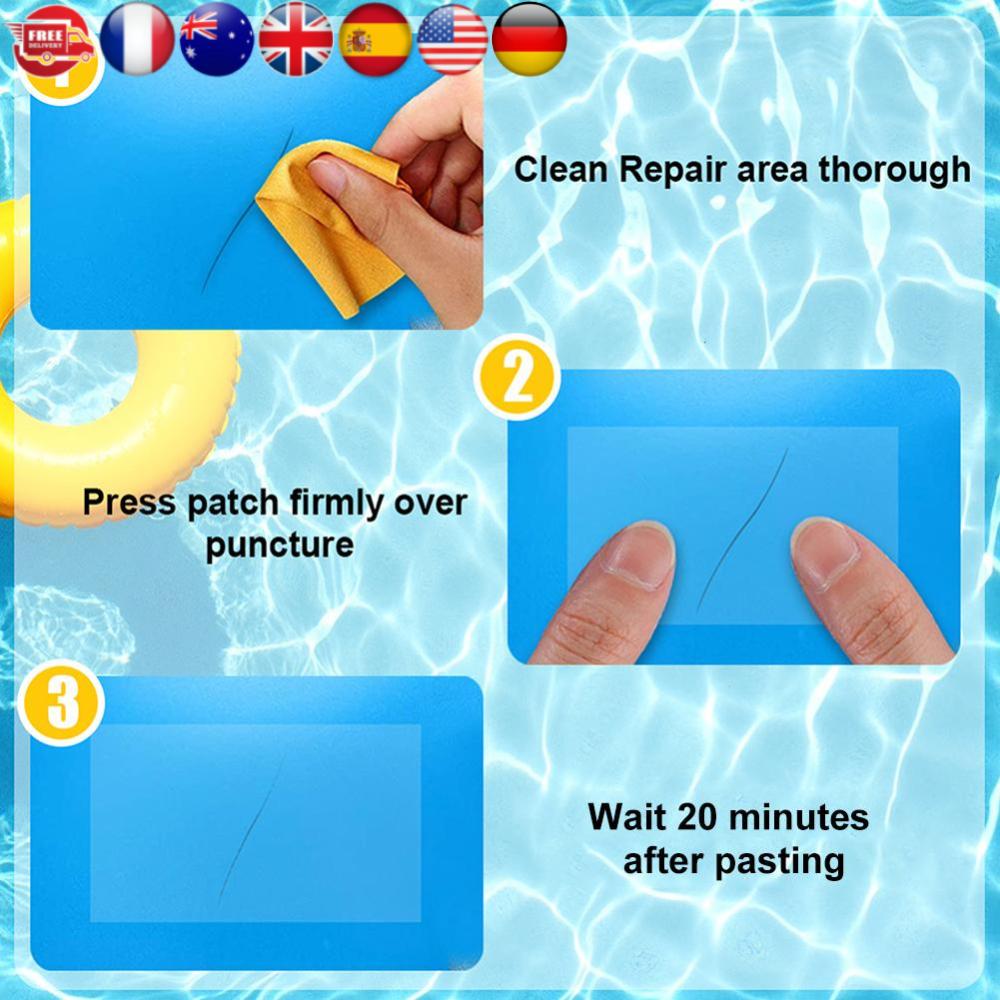 Self-Adhesive Pool Repairing Patches PVC Sticker for Inflatable Boat Raft Ring