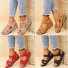 Women's Casual Sandals, Solid Color, Open Toe, Low Heel, Quick Release Buckle Closure, All Season, Man-made Material, PU Sole - Fashion Shoes