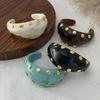 Rivet Resin Cuff Bracelet Irregular Chunky Bangle New Wide Cuff Bracelet  Gifts