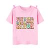 I Will Become A Big Sister Spanish Printed Shirt Big Sister T-shirt Pregnant Announcement Clothes Girls Short Sleeve Shirts Tee