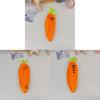 Creative Plush Carrot Pencil Case With Hanging Design For Kids And Teens