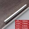 WV Kitchen Cabinet Handles and Pulls Black Silver Dressers Closet Furniture Door Handles Aluminum Drawer and Knobs Hardwares