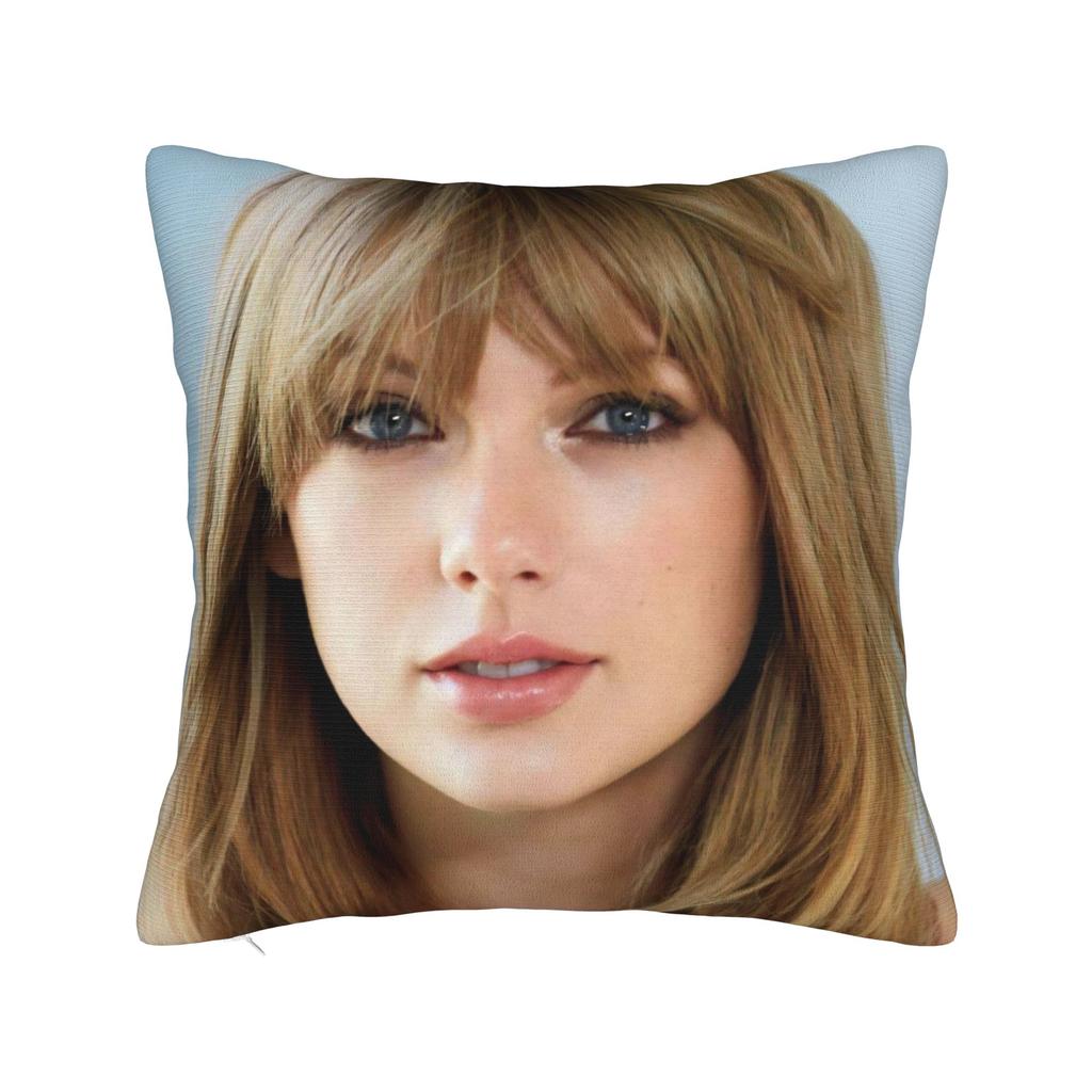 Trendy Singer Girl Pillow Cover Retro Trendy Pillow Case For Chair Sofa Home Decor Comfy Cushion Cover Gift
