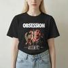 Obsession Horror Movie Tshirts For Unisex Unisex Novelty 100 Cotton Tee Shirt Round Collar Short Sleeve T Shirt Classic Clothes