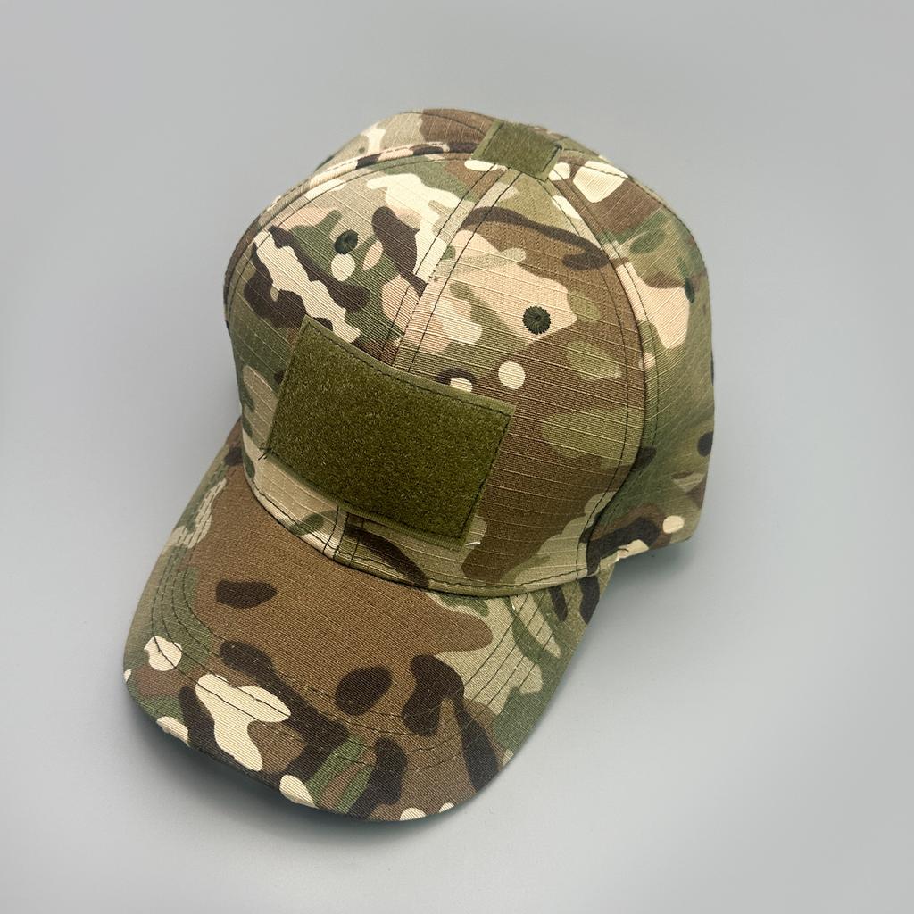 Camouflage Velcro Hardtop Outdoor Baseball Cap Men'S And Women'S Shade Sports Cross-Border Military Fan Special War Cap