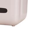 Desktop Tissue Box Remote Control Holder 2 Grids Multifunctional Napkin Box for Living Room