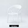 Waterproof Outdoor Rattan-Style Garden Chair with Backrest