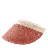 [Helen Kaminski] Women's Bianca Visor Sun Cap (50265 BIANCA POMELO NAT LOGO)