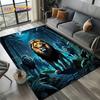 Wilder Tiger Löwe Leopard Biest Tier Wildtier Cartoon Teppich Teppich für Wohnzimmer Schlafzimmer Sofa Dekoration, Rutschfeste Bodenmatte