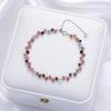 3MM Natural Stone Tourmaline Bracelet On Hand For Women Jewelry Party Wedding Luxury Gift  Amethyst Handmade Bangle Adjustable