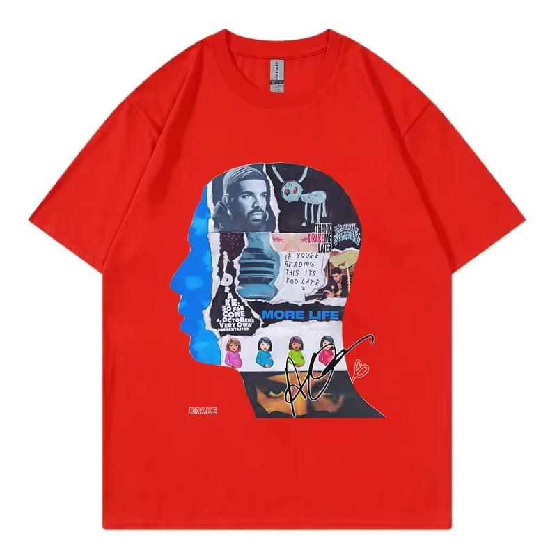 Rapper Drake Album Merch Graphic T Shirts Men Women Clothing Harajuku Hip Hop T-shirts Summer Casual Comfort T-shirt