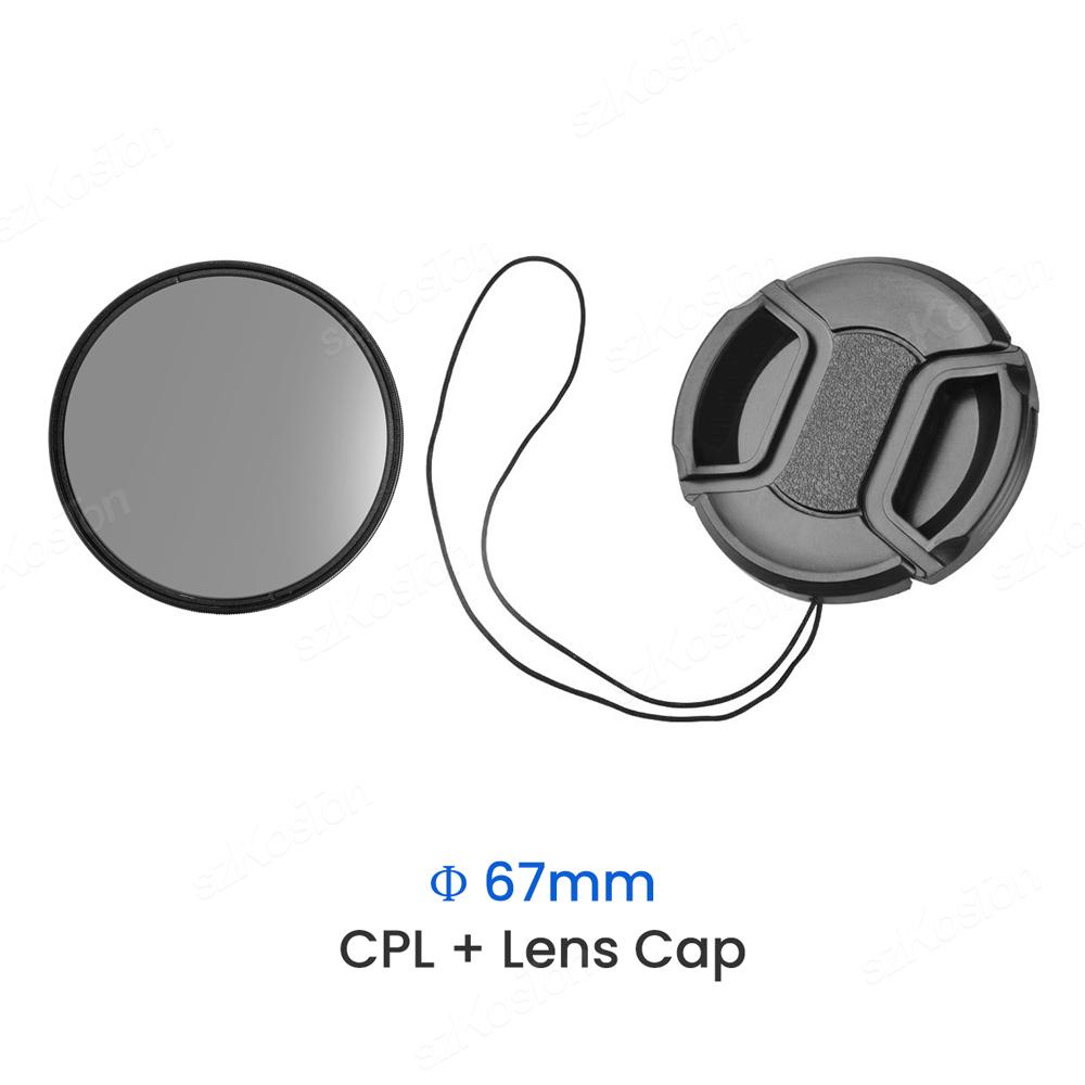 Filtro CPL Ultra Fino Ópticas Multicamadas Polarizador Circular Filtro de Lente de Câmera 37mm 49mm 52mm 58mm 67mm 72mm 77mm 82mm