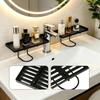 Universal Universal Bathroom Storage Rack Water Drainage Mesh Faucet Storage Shelf Iron Art Non-punching Sink Shelf Box Kitchen