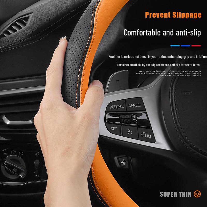 Ultra-Thin Anti-Slip Steering Wheel Cover for 2026 Ford Mondeo