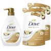 Dove Body Soap Shea Butter Vanilla (Body Wash) 470g + Refill 330g X 2 Pieces