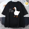 Peace Was Never An Option Prints Women Cotton Tee Clothing Creativity Short Sleeve Fashion Casual Loose Tops  T-Shirt