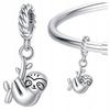 Sloth Charms 925 Bead Pendant Hanging Charm 925