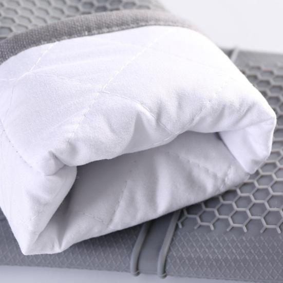Oven Mitts And Pot Holders Set Heat Resistant Kitchen Gloves with Non-Slip Silicone Surface Extra Long Oven Mitts And Potholders for Cooking Baking