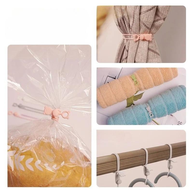 10 Pièces Organisateur de Gestion de Câbles Réutilisable Attaches de Câbles en Silicone Organisateur de Cordon Élastique Polyvalent pour Fixer les Câbles Fils