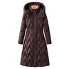Korean Style Women's Mid-Length Slim Fit Down Cotton Vest Jacket for Autumn/Winter 2025
