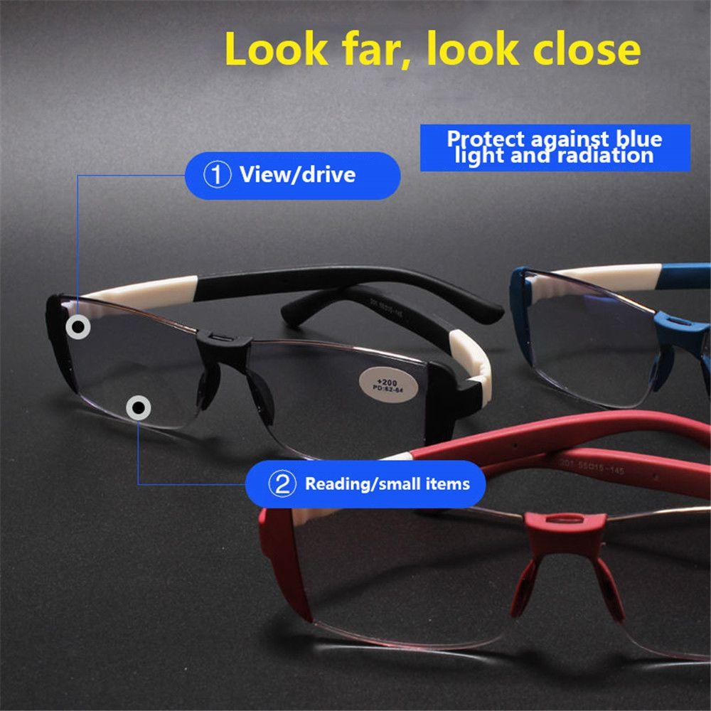 Elegant Vintage Eye Protection Reading Glasses Anti-Blue Light Eyeglasses Ultra Light Frame