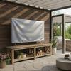 Outdoor TV Protective Cover 210D/420D/600D Oxford Cloth Waterproof Dust-proof Covers For Home Garden Patio Wall Mounted TV