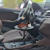 Adjustable Car Swivel Tray 360° Swivel Arm Car Tray Table Drink Stand  Mobile Phone Holder