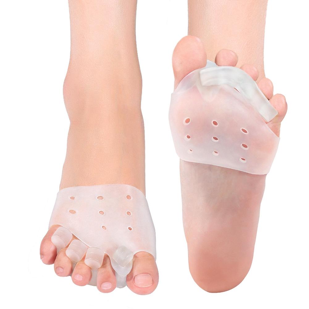 Separadita in Gel & Correttore per Alluce Valgo con Cuscinetti Metatarsali Cuscinetto Avampiede Previene Calli