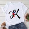 Women S Letter Printed T Shirt Girl Harajuku Short Sleeved O Neck Tees Shirt Female Summer