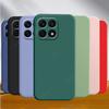 For Honor X8A Case Cover Huawei Honor X8A Capas Shockproof Bumper TPU Original Liquid Silicone Soft Funda Honor X8 X7A X9A X8A