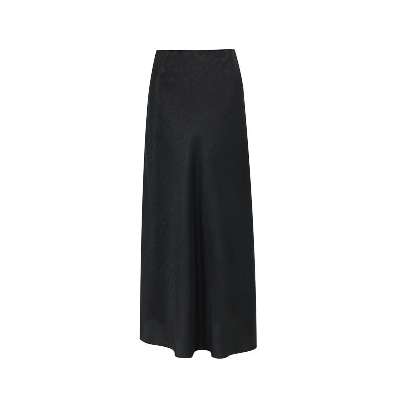 Veromoda 2025 Spring Pleated A-line Midi Skirt