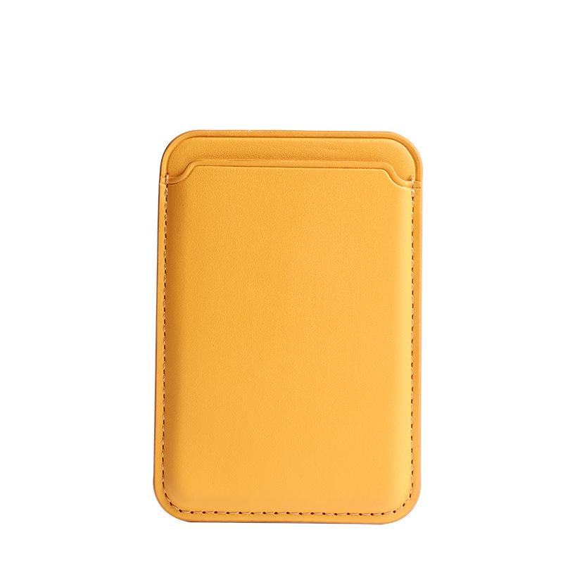Kompatibel med Apple 15 MagSafe: Sterk magnetisk kortholder i skinn for iPhone 12/13/14 Pro
