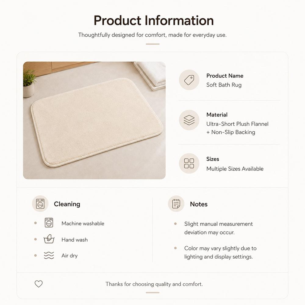Celebrity-Gracie AbramsS Floor Mat Soft Non-Slip Bath Mat, Bedside Carpet, Absorbent Doormat for Home