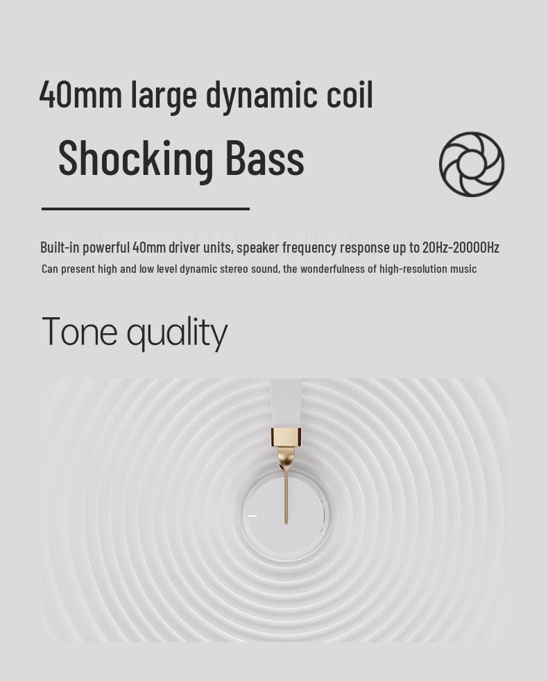 Over-Ear Bluetooth Headphones: Ultra-Long Battery, No Latency, Perfect for Sports & Gaming