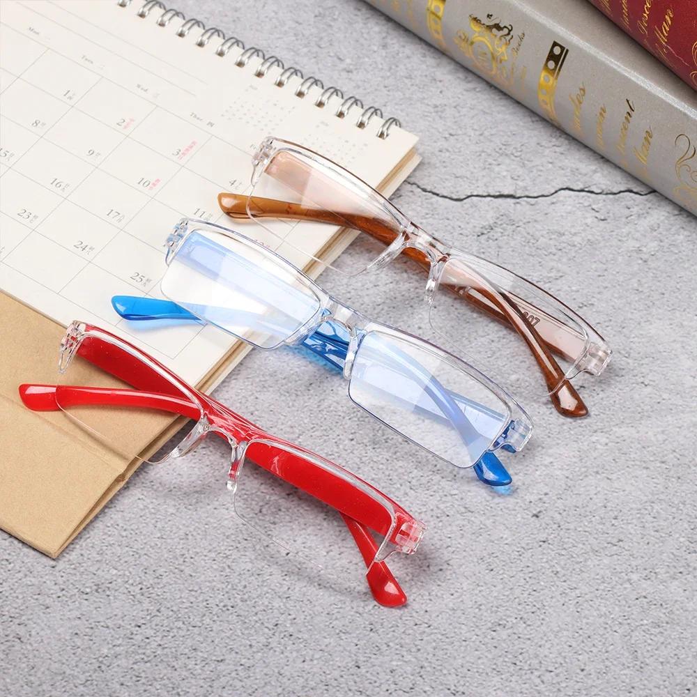 Transparent Reading Glasses For Women Men Rectangle Small Frame Farsighted Eyewear Business Prescription Spectacles +1.0 To +4.0