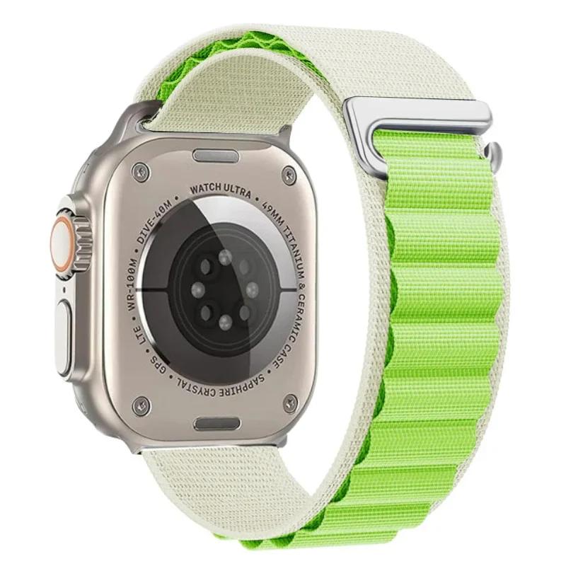 Bracelet Boucle Alpine Pour Apple Watch Ultra 3 Bracelet 49mm 11 10 9 8 7 46mm 42mm 45mm 41mm Sport Nylon Bracelet iWatch 6 5 SE 44mm Ceinture