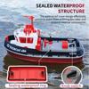 Neues RC-Boot, 2,4 G, leistungsstarker Doppelmotor, kabellose Fernsteuerung, Schleppermodell, geeignet als Geschenk für Jungen, Kinderspielzeug