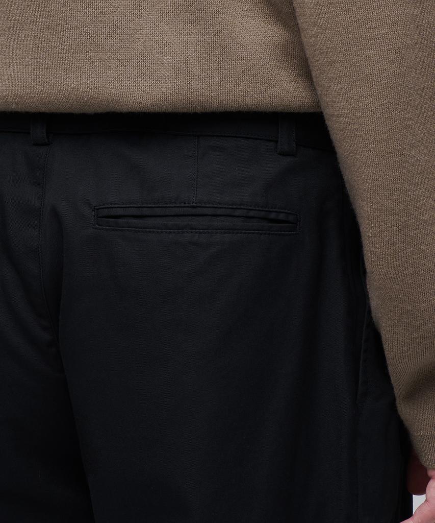 MUSINSA STANDARD Semi-Balloon Belted Chino Pants [Black]