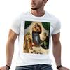 De Sixtijnse Madonna Olieverfschilderij Door Rafaël T-shirt Perforunisexce Trainings Korte Mouw Tee