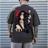 Naruto Uchiha Itachi Tshirt Mens Anime Pattern Printed Short Sleeve Fashion High Quality Trendy Cotton Top