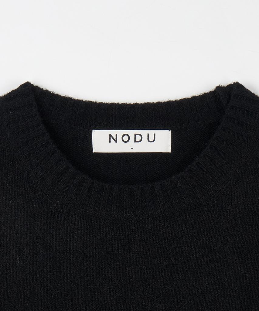 NODU Formal Basic Round Knit [Black]