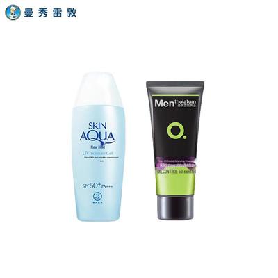 Mentholatum Sunplay Sunscreen & Oil Control Cleanser Set