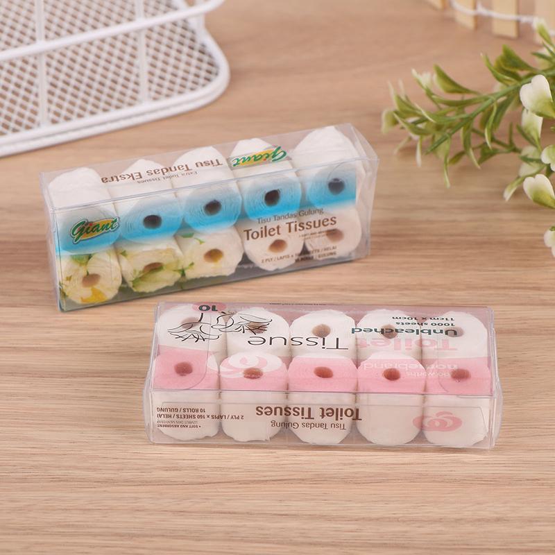 1:12 1:6 Dollhouse Mini Paper Towel Roll Model Dollhouse Toilet Tissue Decoration Dolls House Bathroom Decor Furniture Accessori