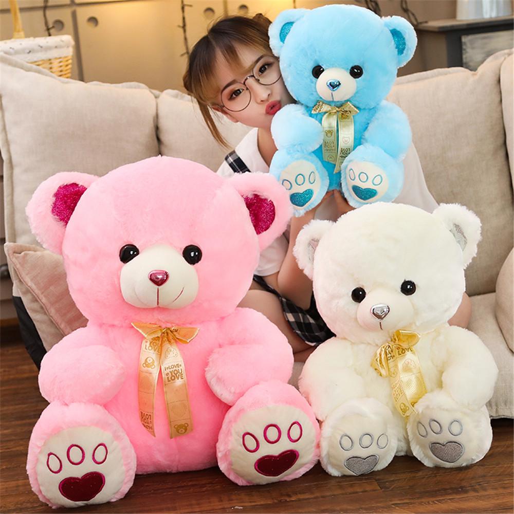Plüschtier Bär mit Band - Qixi Festival, Valentinstag & Geburtstagsgeschenk für Mädchen, Hochzeitsfigur