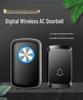 Wireless Smart Home Waterproof Doorbell with Long-Range Remote Call Button