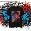 2025Zomer Hip-hop Retro Muziek Rapper Jaren 90 Mannen en Vrouwen Puur Katoen Bedrukt Straat Trend Casual Grote Maten Ademend T-shirt Y2k